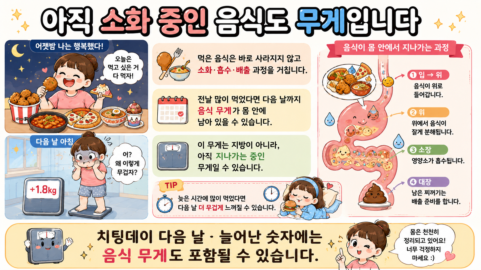 치팅데이 다음날 2kg 관련 내용을 쉽게 설명하는 내 몸 이야기 이미지 05