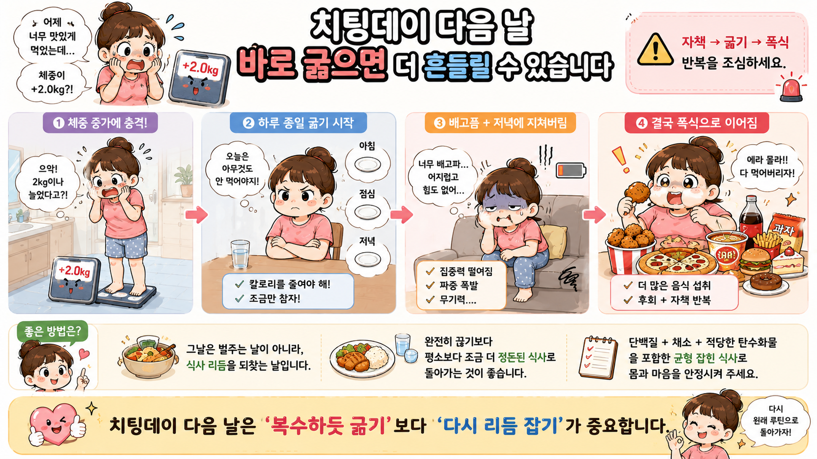 글리코겐 수분 체중 관련 내용을 쉽게 설명하는 내 몸 이야기 이미지 06