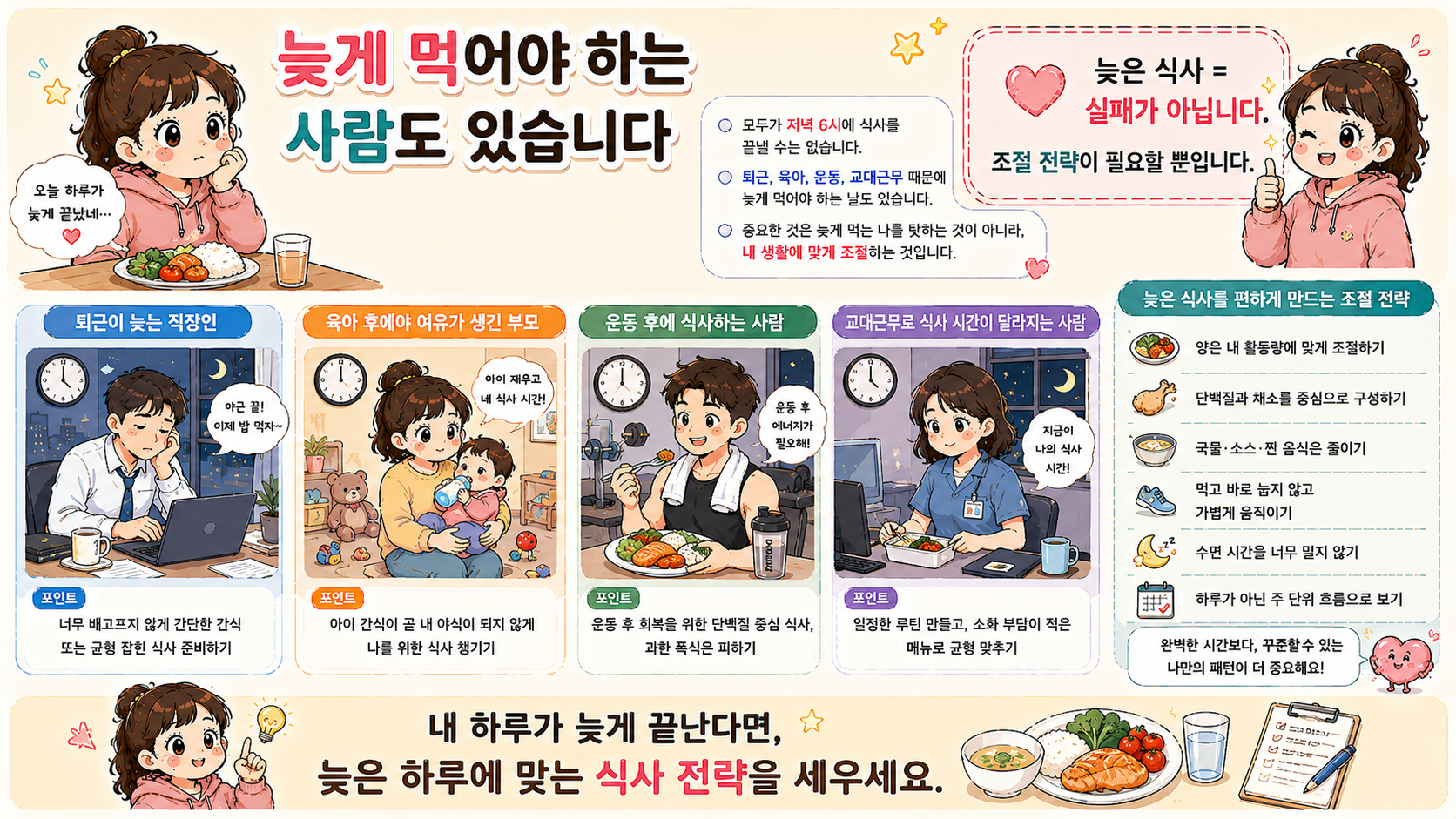 저녁 식사 다이어트 관련 내용을 쉽게 설명하는 내 몸 이야기 이미지 07