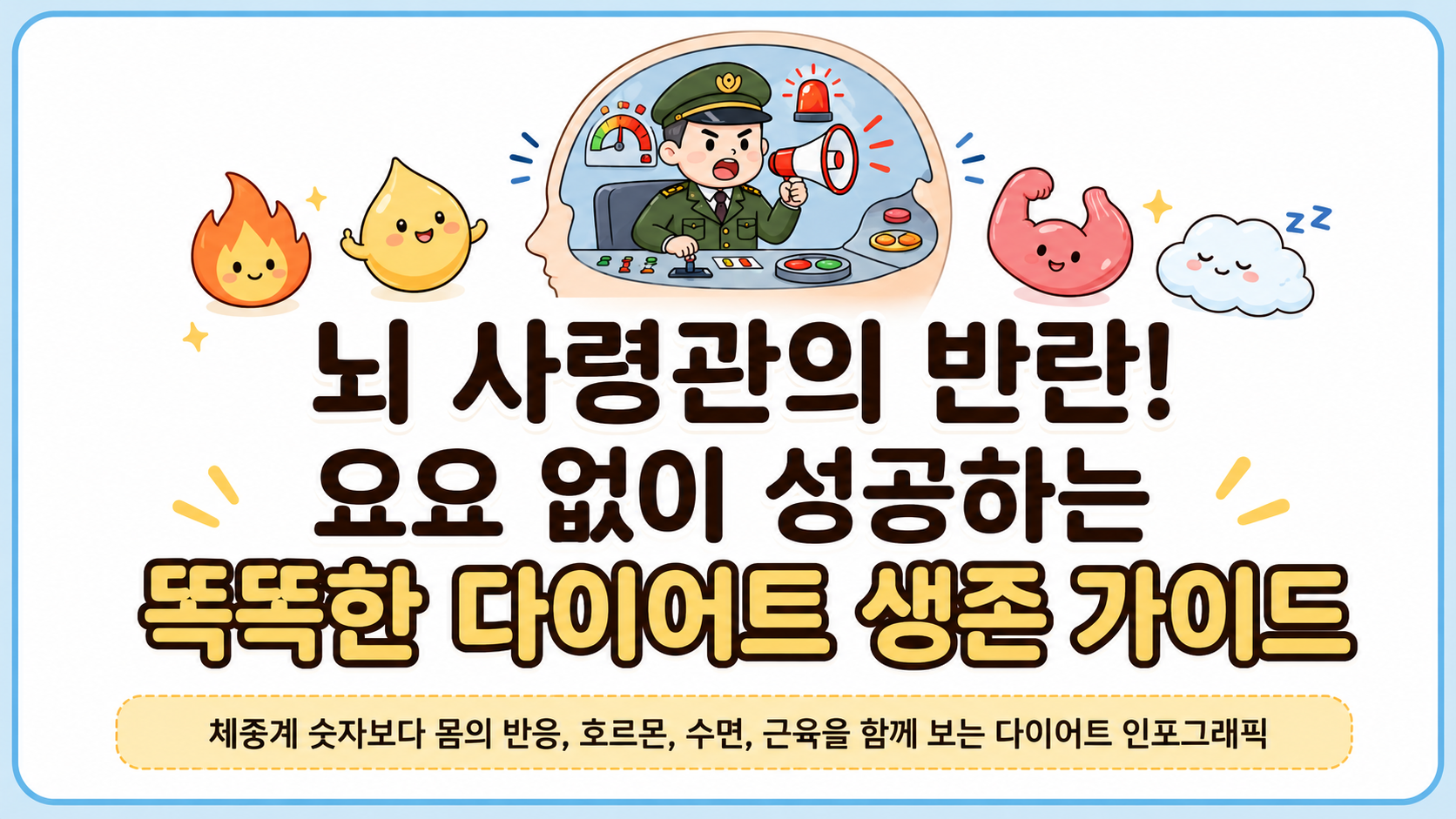 기초대사량보다 적게 먹는 다이어트를 설명하는 내 몸 이야기 썸네일