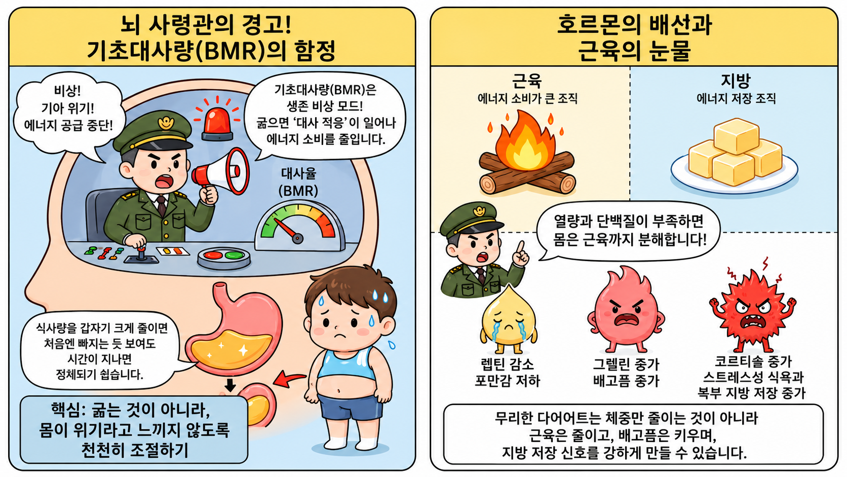 대사량과 감량 관련 내용을 쉽게 설명하는 내 몸 이야기 이미지 03