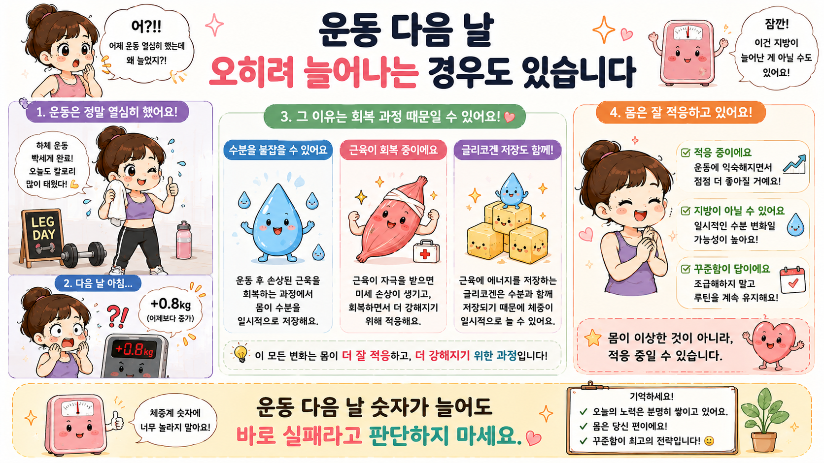 운동해도 살 안 빠짐 관련 내용을 쉽게 설명하는 내 몸 이야기 이미지 05