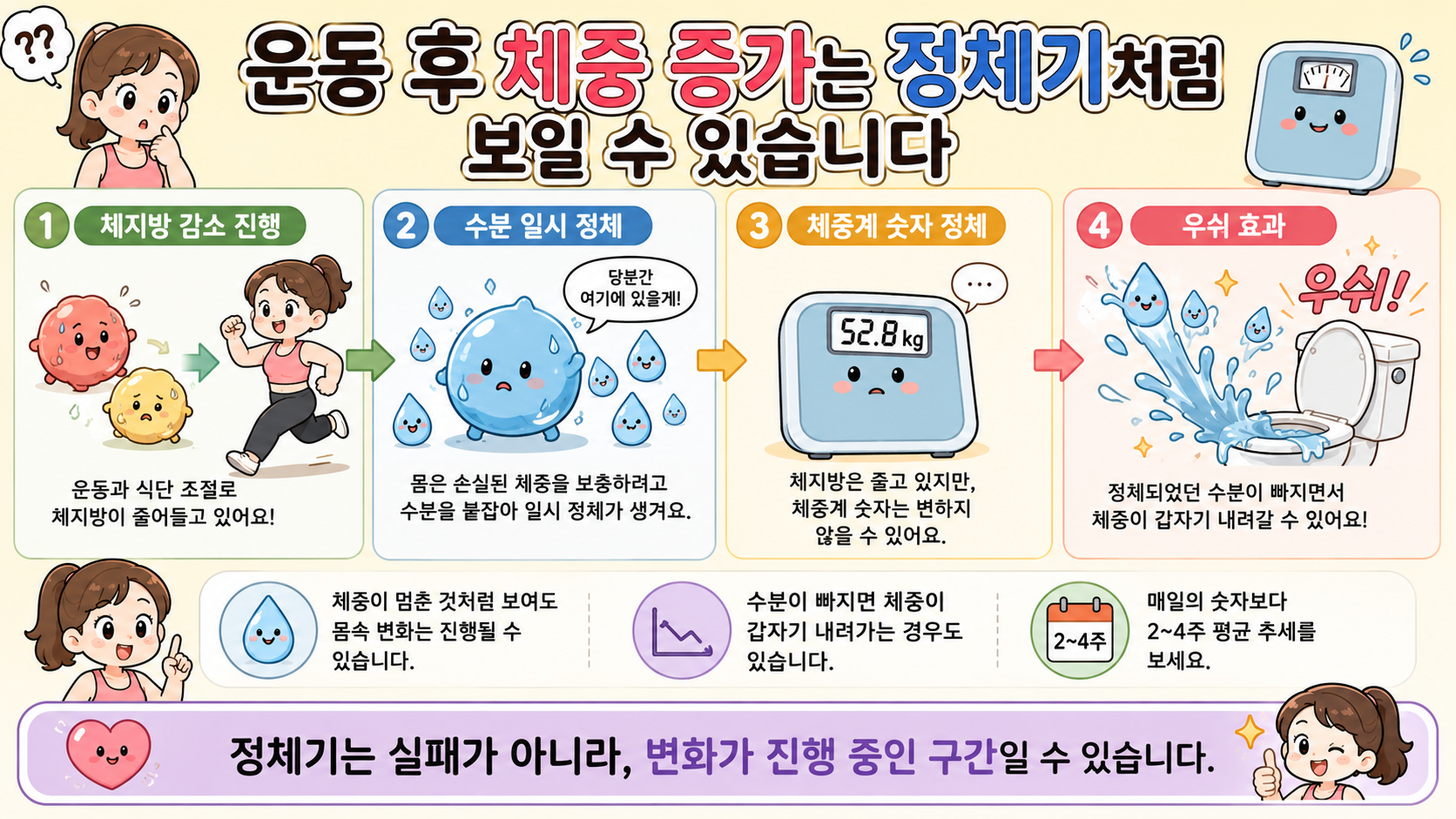 근육통 수분 체중 관련 내용을 쉽게 설명하는 내 몸 이야기 이미지 06