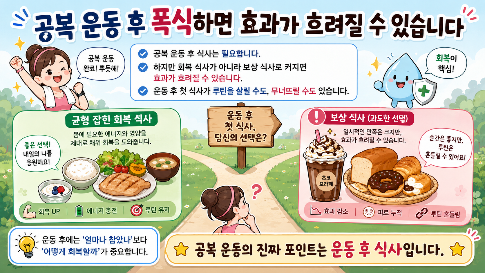 공복 운동 부작용 관련 내용을 쉽게 설명하는 내 몸 이야기 이미지 05