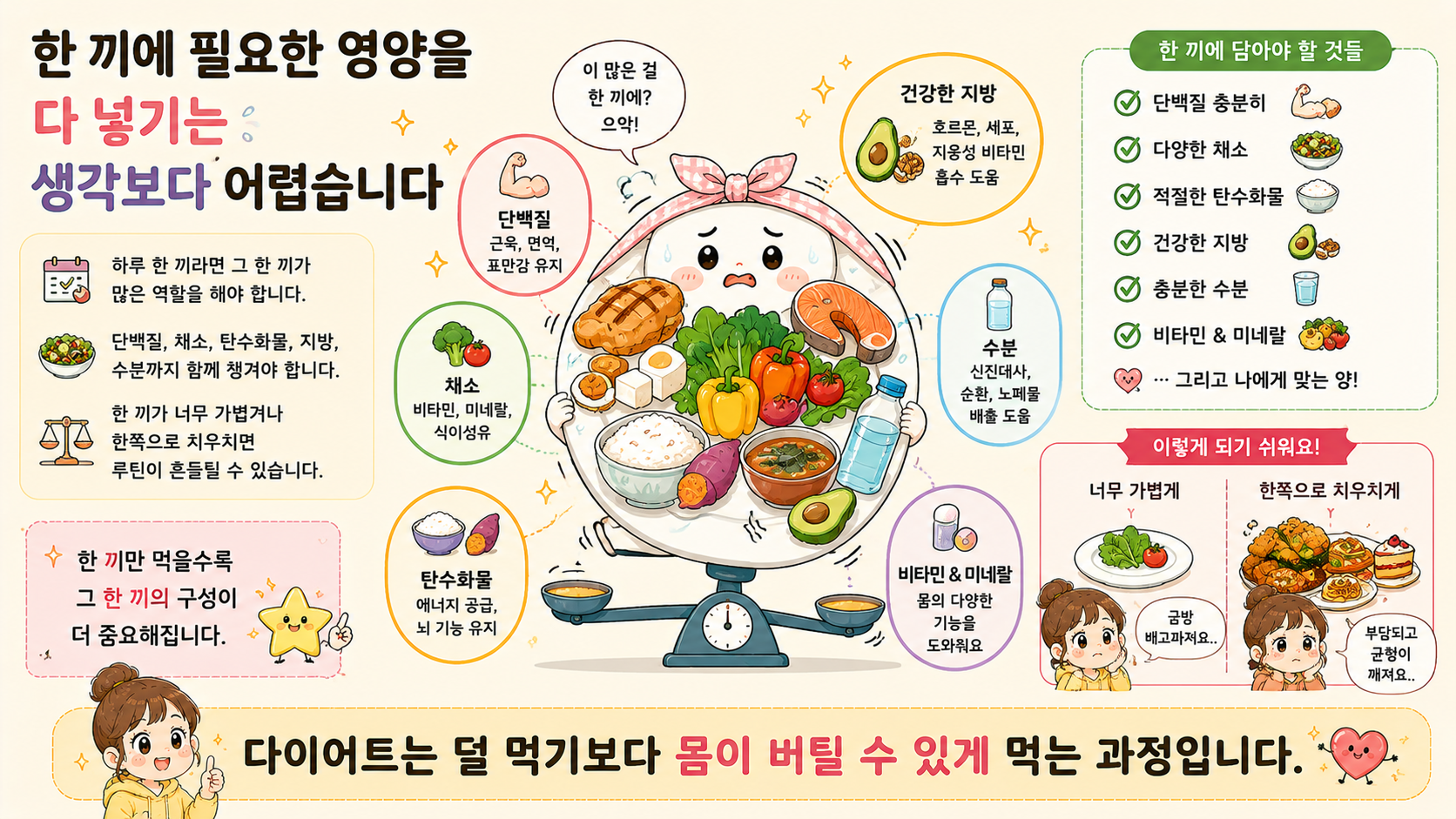 하루 한 끼 다이어트 관련 내용을 쉽게 설명하는 내 몸 이야기 이미지 04