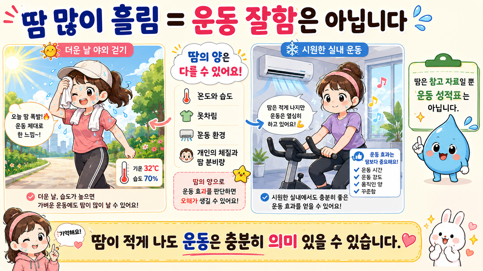 땀 많이 흘리면 살 빠짐 관련 내용을 쉽게 설명하는 내 몸 이야기 이미지 04