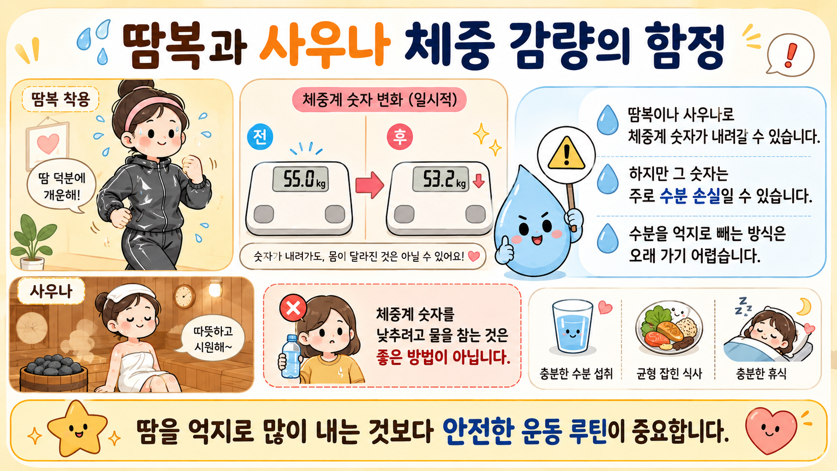 땀 체중 감소 관련 내용을 쉽게 설명하는 내 몸 이야기 이미지 05