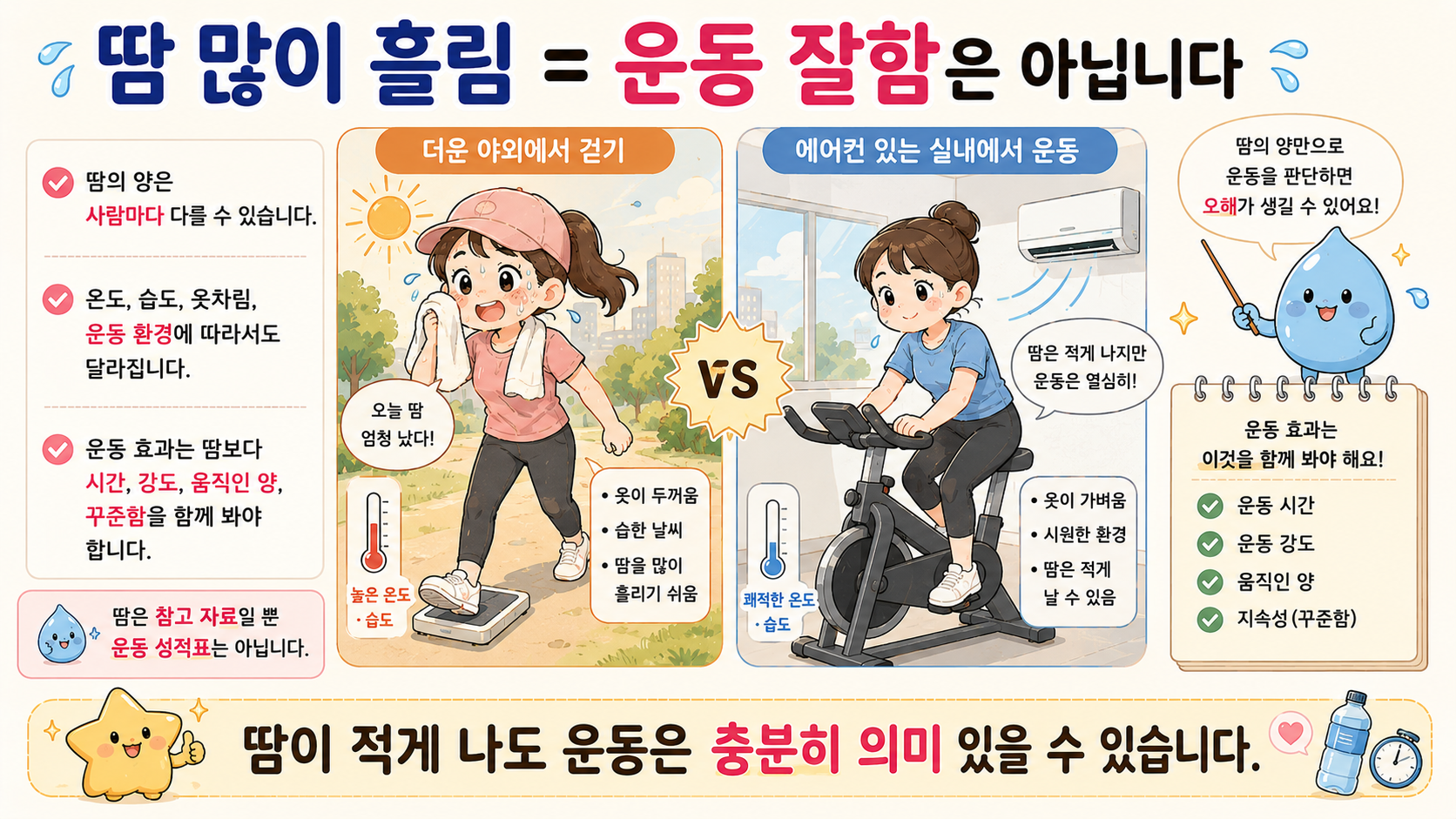 땀 많이 흘리면 살 빠짐 관련 내용을 쉽게 설명하는 내 몸 이야기 이미지 08