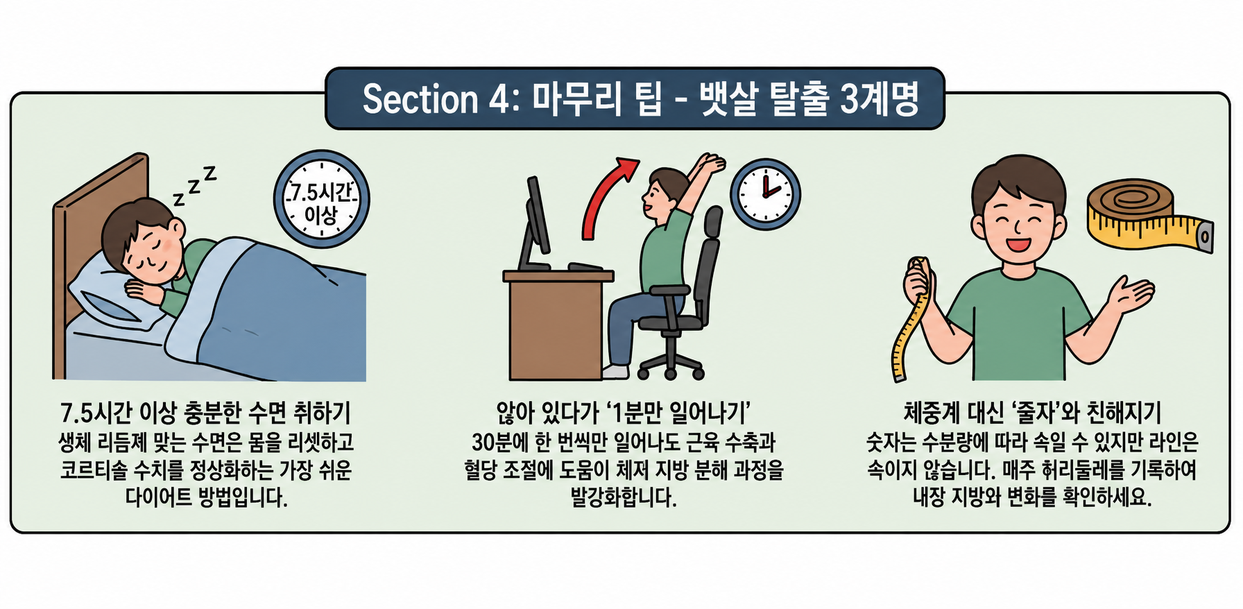체중계 숫자보다 줄자 기록을 함께 보는 몸관리 루틴 이미지 05