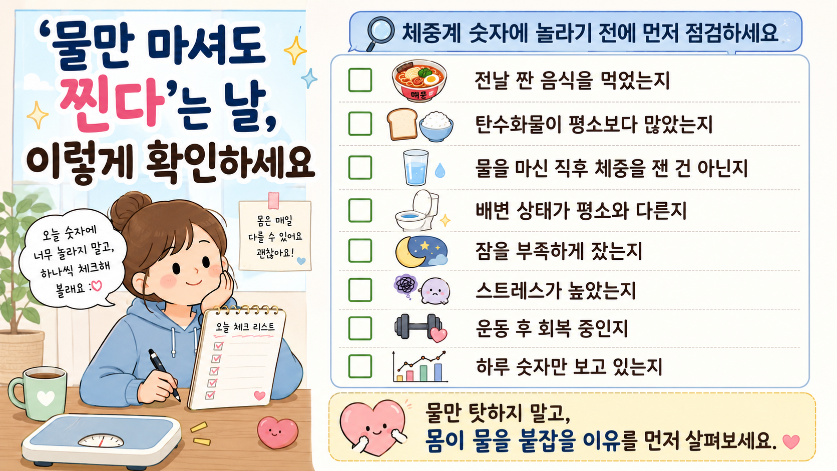 물만 마셔도 살찜 관련 내용을 쉽게 설명하는 내 몸 이야기 이미지 08